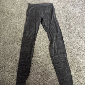 Heathered Gray High-Waisted LuluLemon Leggings
